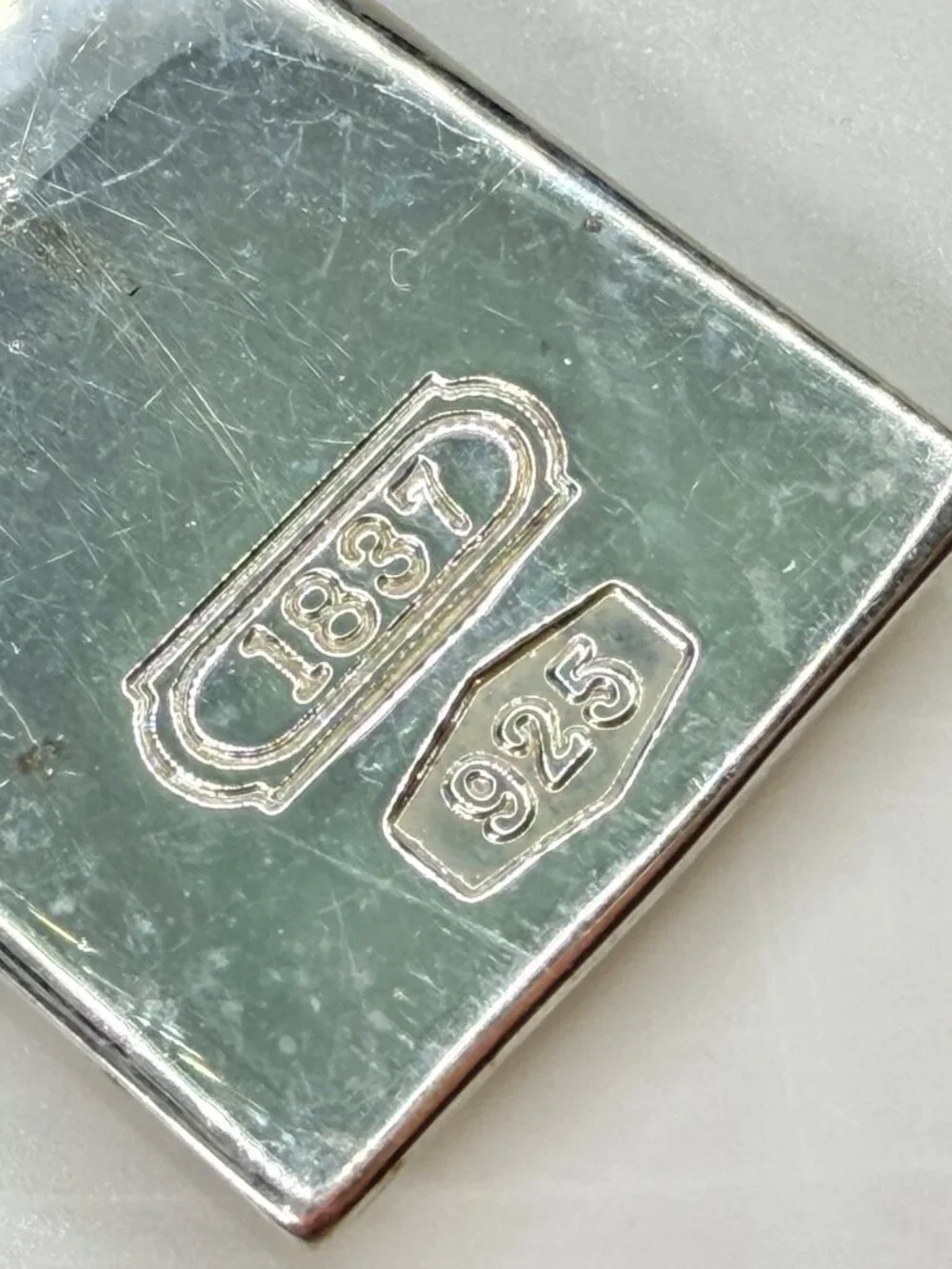 Vintage Tiffany & Co 1837 Sterling Silver Money Clip 925 23.2g with pouch SS494